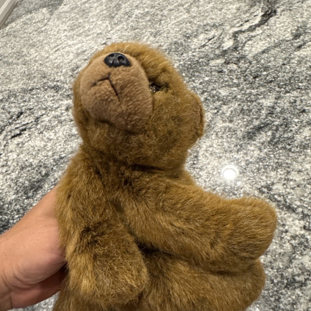 Ty Brown Teddy Bear 10" beanbag plush 1997 - Picture 10 of 14